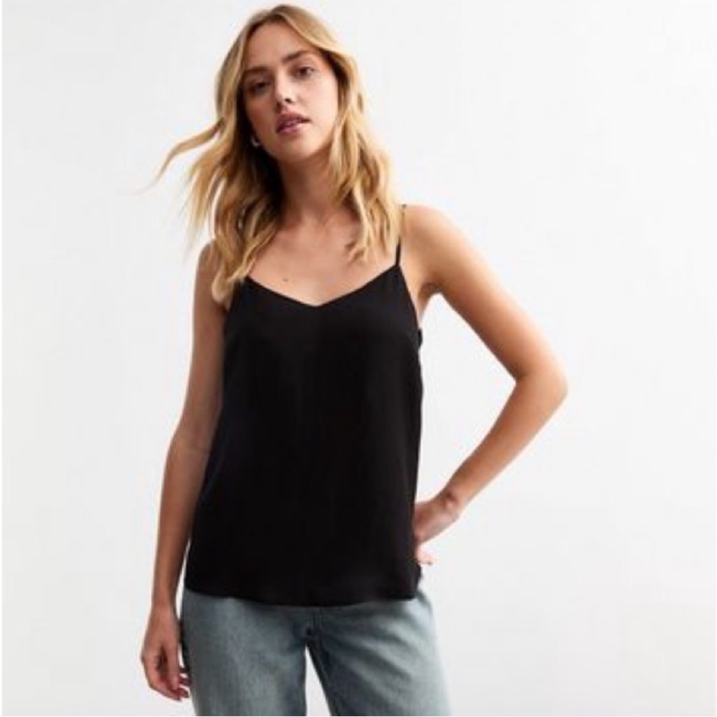 Uo Black Cami Blouse